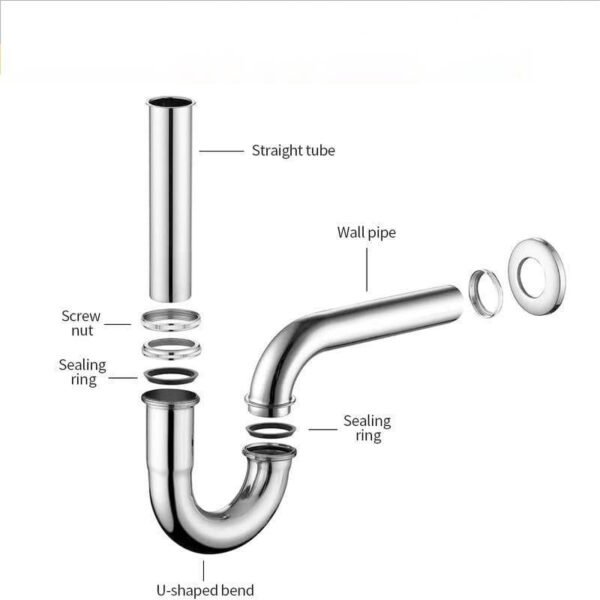 Bottle P-trap Waste Drain - Image 3