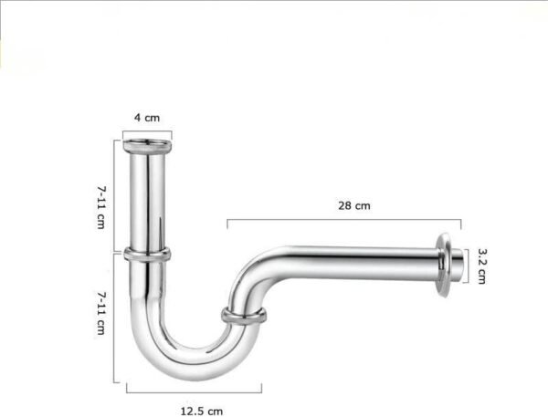 Bottle P-trap Waste Drain - Image 2