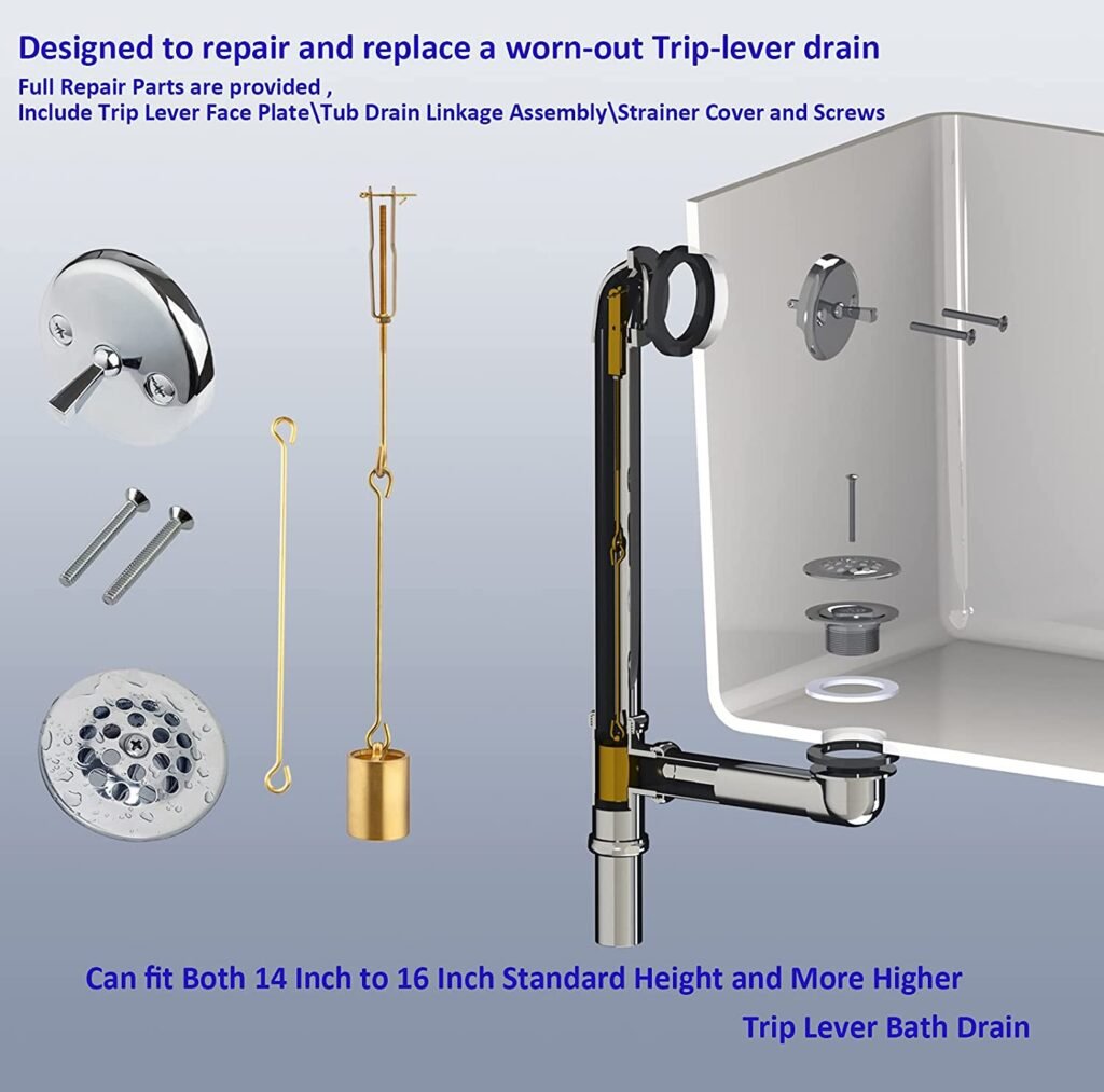 How Does A Trip Lever Tub Drain Work at Matthew Welborn blog