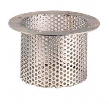 flange sink strainers