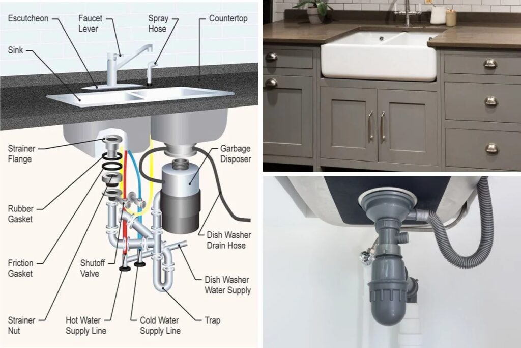 kitchen waste plumber system
