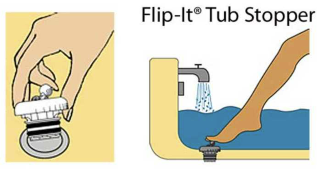 flip-It tub stopper