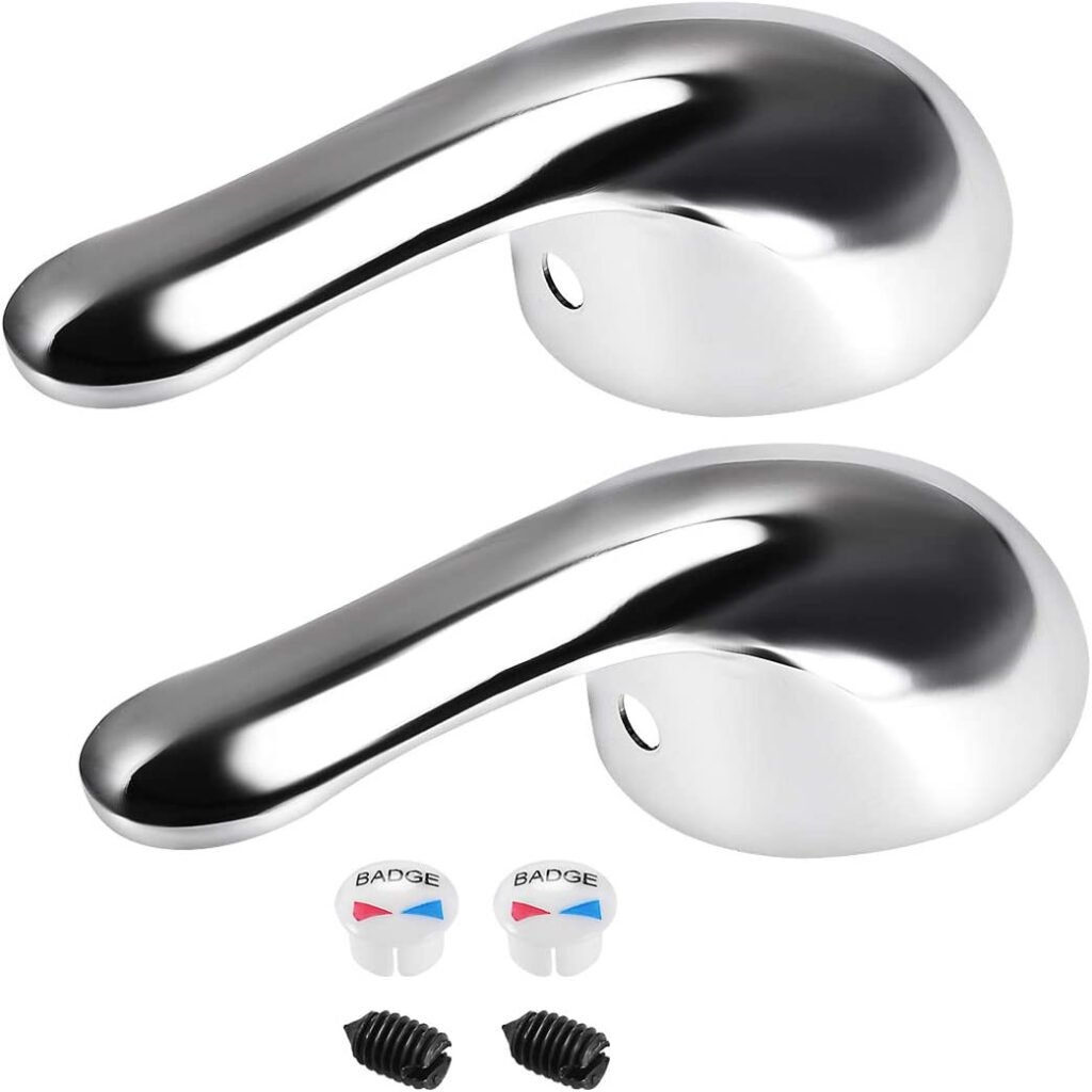 Lever faucet handle