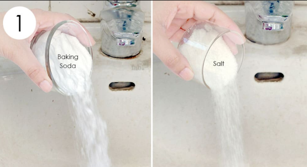 Baking soda + salt