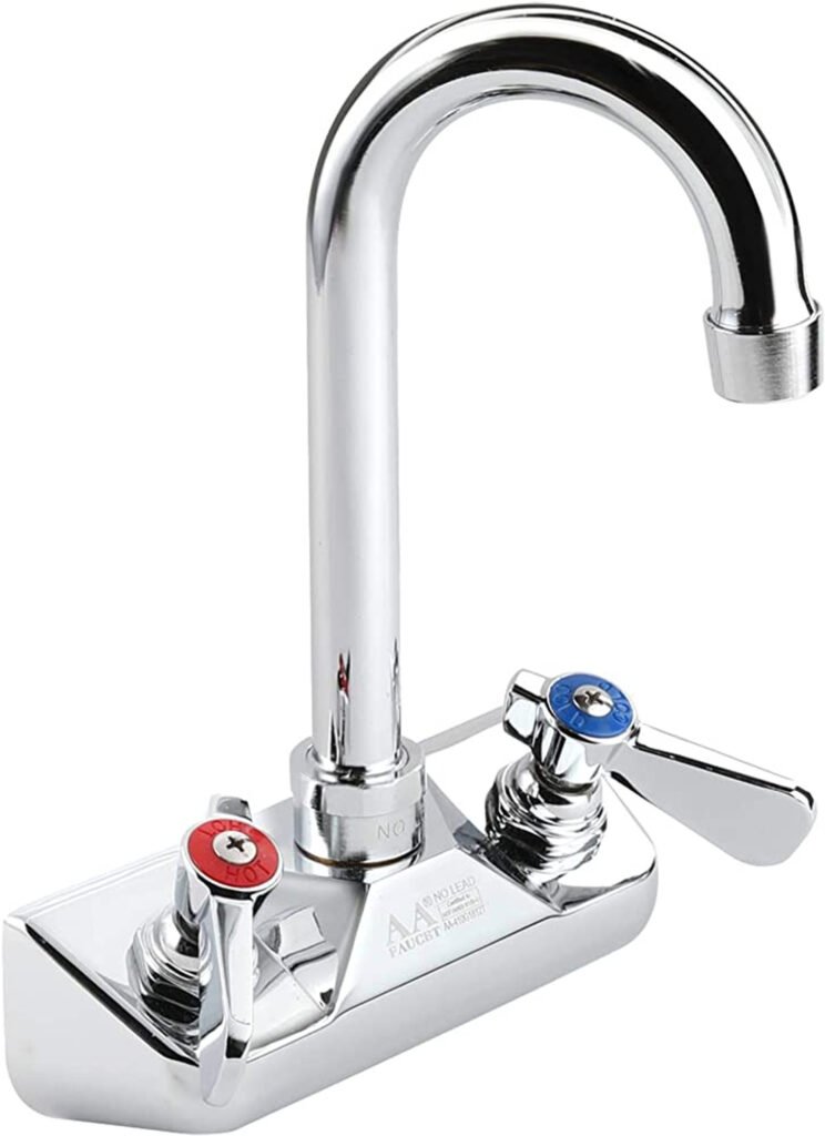 Gooseneck spout faucets