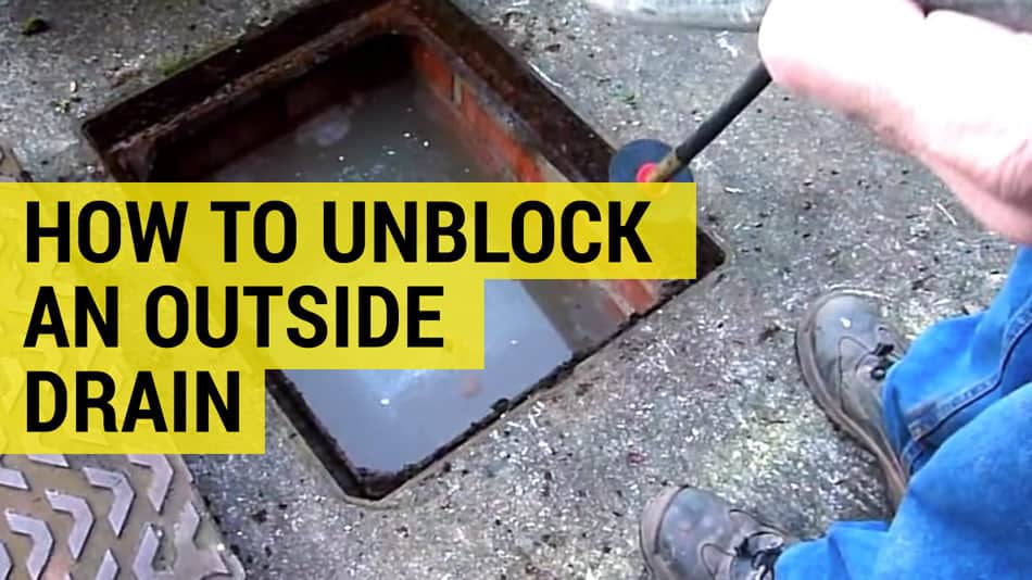How To Clear The Outdoor Drain Blocked With Mud And Leaves Hofen Drain