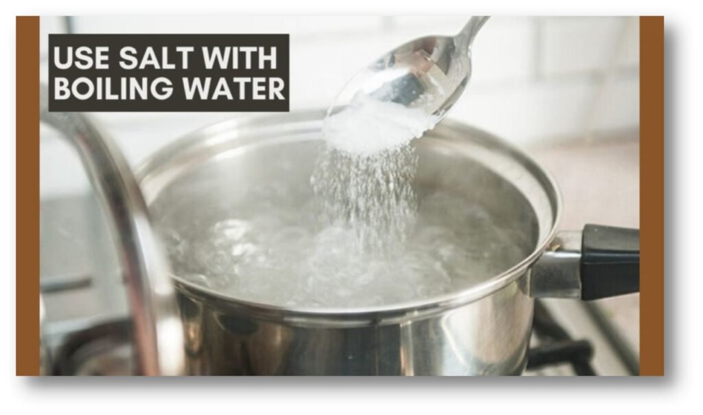 solution of salt and water