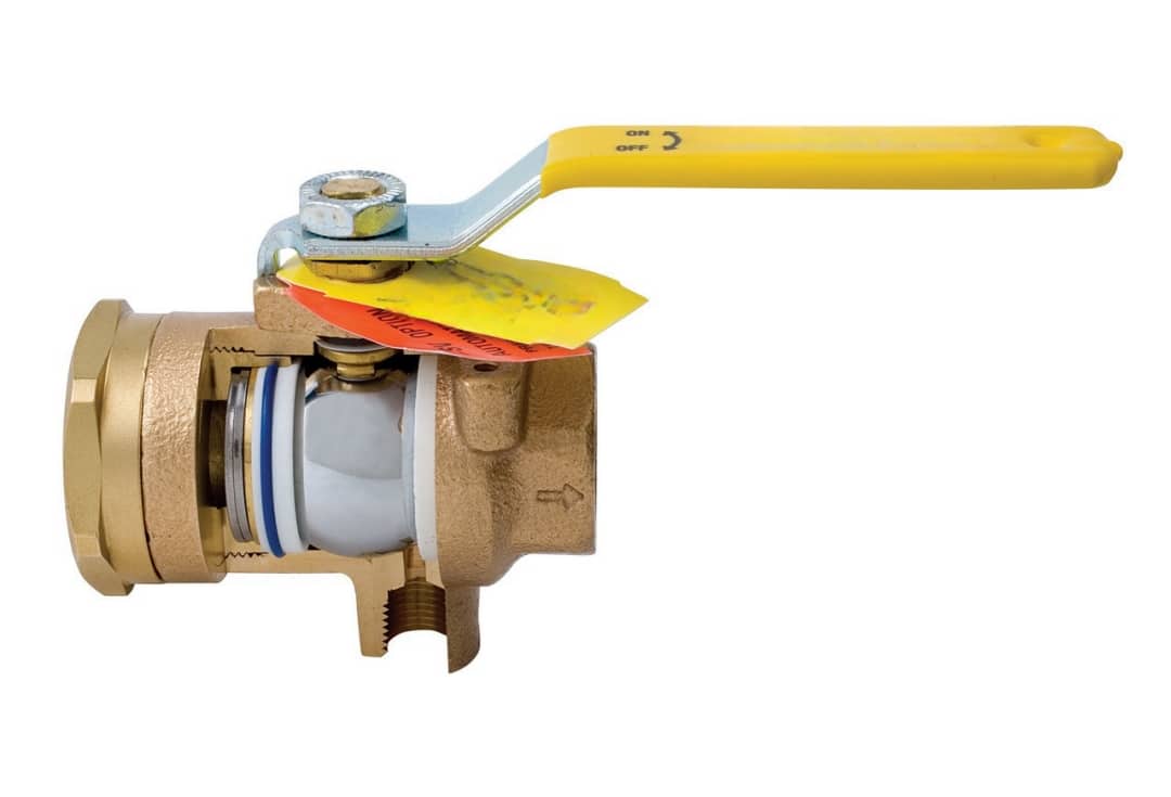 vented ball valve with vent hole